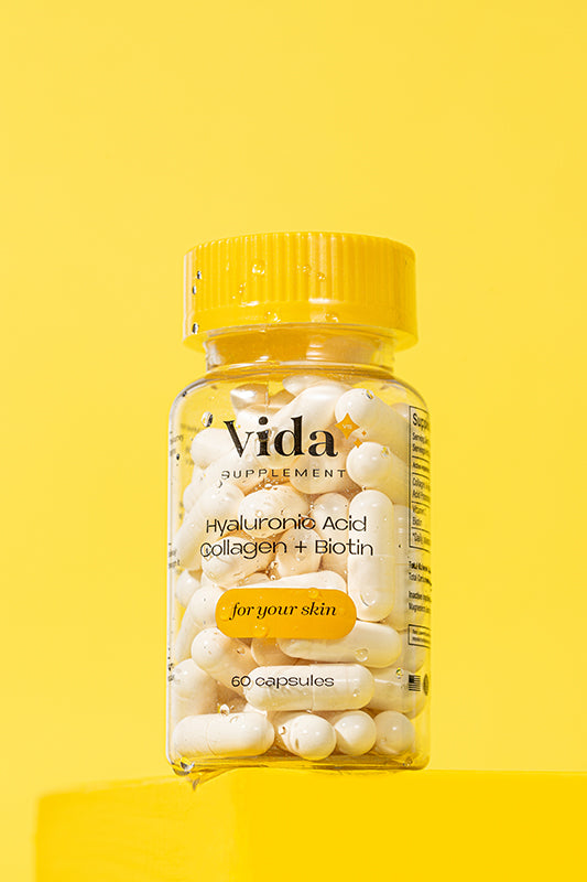 For your Skin (Hyaluronic Acid, Collagen + Biotin) - Vida Supplements